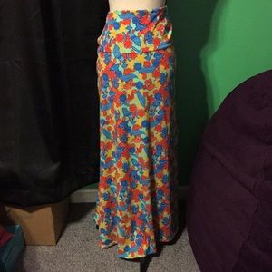 Lularoe colorful maxi skirt